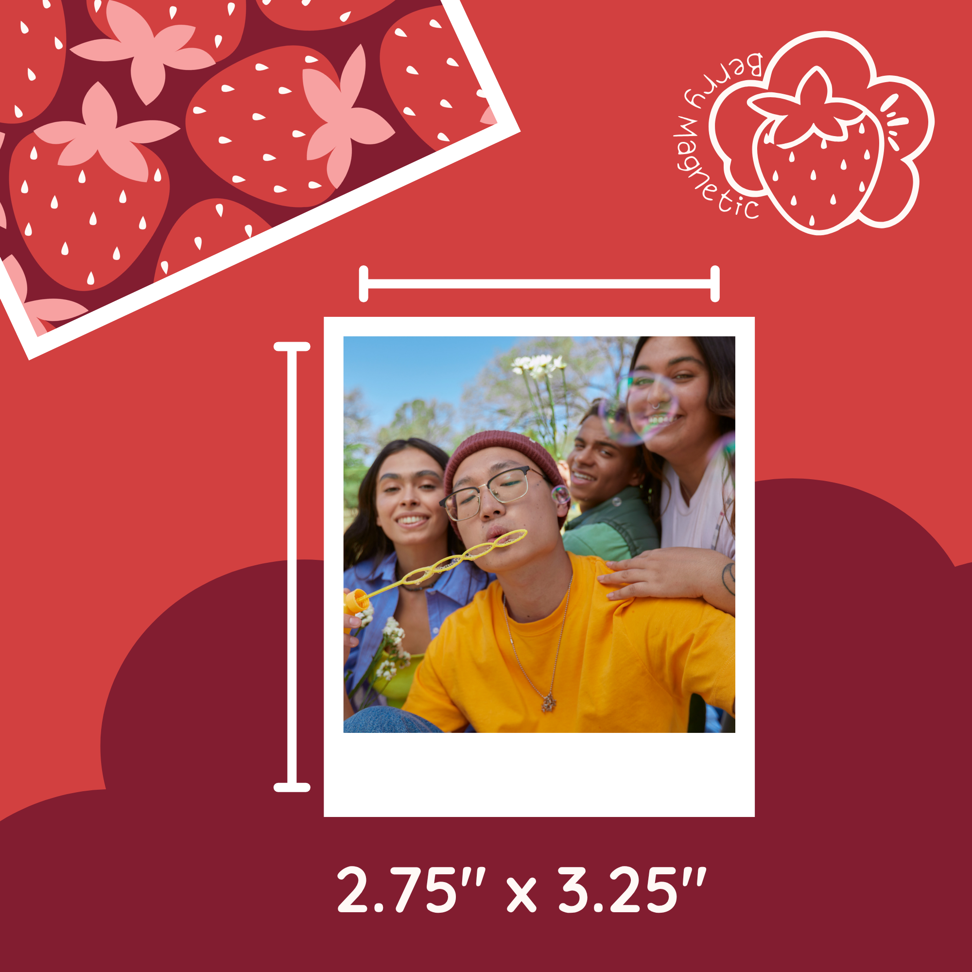 The Berry Mini Snapshot Magnet